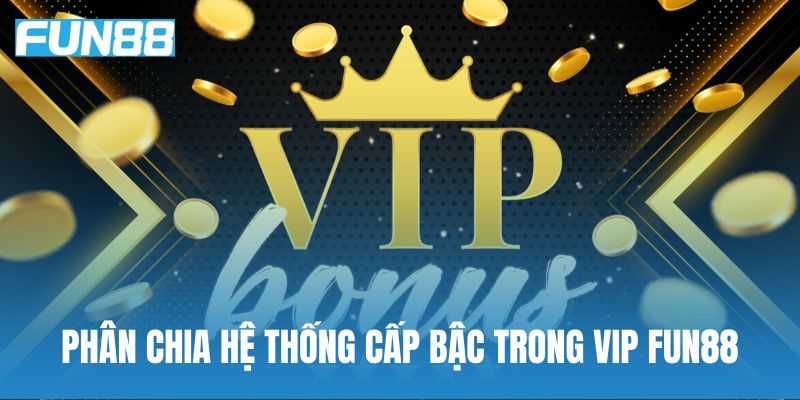 Phân chia hệ thống cấp bậc trong Vip Fun88